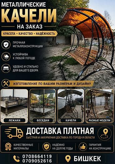 Үй жана бакча үчүн баардык: Беседка Металл — 3