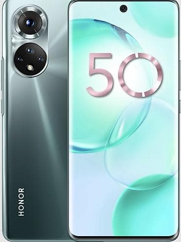хонор 7а про: Honor 50, Б/у, 128 ГБ, цвет - Зеленый, 2 SIM — 1