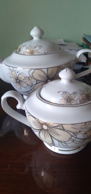 красивые вещи: НОВЫЙ ЧАЙНЫЙ СЕРВИЗ 29 ПРЕДМЕТОВ НА 12 ПЕРСОН. ФАРФОР заводской Пекин — 8