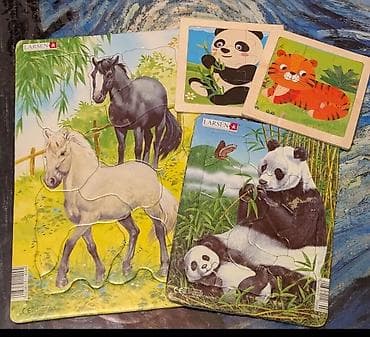 пазл на пол: Пазлы. Деревянные и картонные. Забирать на Ибраимова, дом 30 — 5