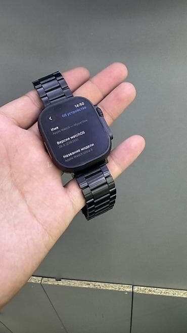 apple whatch ultra 3: Смарт-часы Apple Watch Ultra 3 с черным корпусом и металлическим — 2