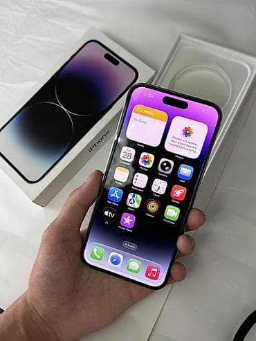 iphone 7 icloud: IPhone 14 Pro Max, 128 ГБ, Deep Purple, Коробка — 1