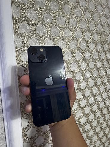 IPhone 13 mini, Б/у, 128 ГБ, Синий, Защитное стекло, Чехол, 98 %