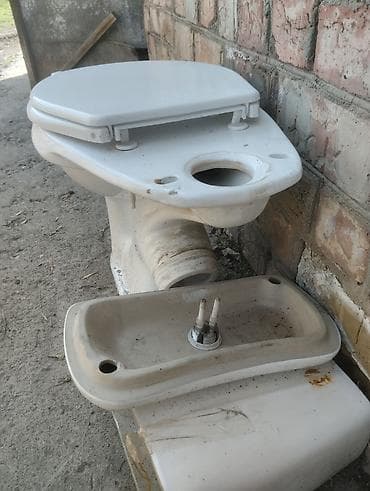 для крыши: Унитаз Напольный, Материал: Фарфор — 3