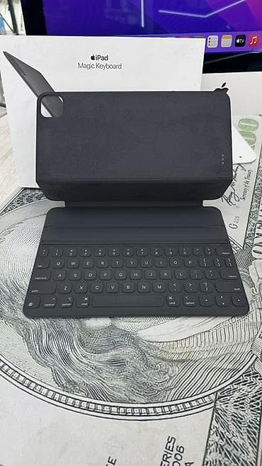 чехол айпад: Клавиатура, Apple, Ножничная, Bluetooth, Проводное подключение, Размер: 100% — 3