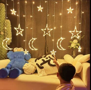 продаю гирлянды: Новогодняя светодиодная штора‑гирлянда с USB питанием 3X3🎉 При — 6