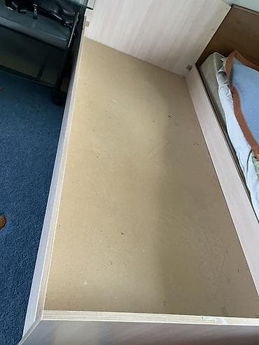 bunk bed: Односпальная кровать, Каркас без матраса, длина - 190 см — 1