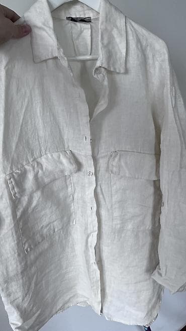 Личные вещи: Повседневное платье, Лето, Длинная модель, Лен, Бохо, L, XL — 7