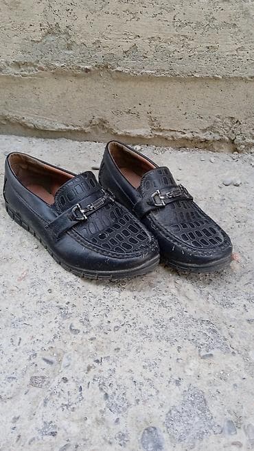 46 обувь: Мужские туфли, 35, Б/у, цвет - Черный, Самовывоз — 1