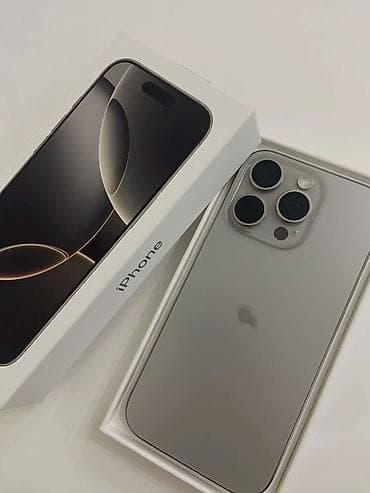 ipod 6: IPhone 16 Pro, Б/у, 128 ГБ, Серебристый, Коробка, 100 % — 1