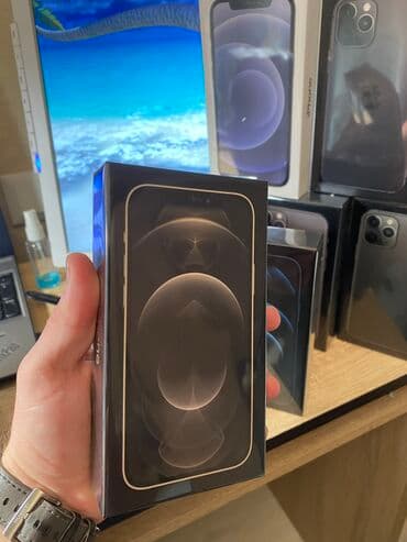 айфон 12 про макс новый: IPhone 12 Pro Max, Жаңы, 256 ГБ, Көк, Заряддоочу түзүлүш, Куту, Коргоочу айнек, 100 % — 2