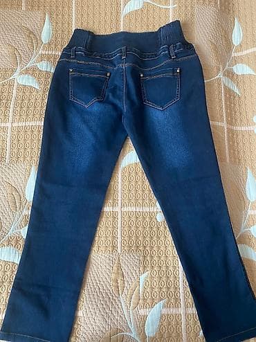 d's classic: Джинсы женские темно синие, стрэчь, джинс материал средней толщины — 1