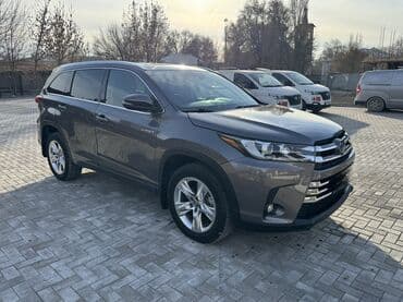 срочно продаю в связи с переездом: Toyota Highlander: 2019 г., 3.5 л, Вариатор, Гибрид, Кроссовер — 3