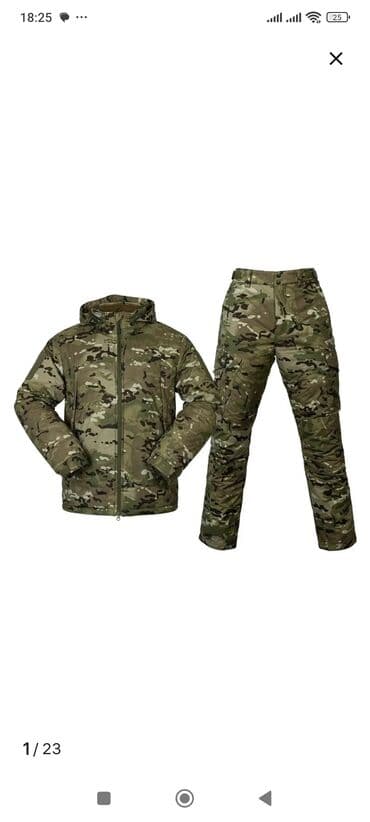 прокат национальных костюмов для детей: Тактический камуфляжный костюм (куртка + брюки) 52-54 размеры — 6