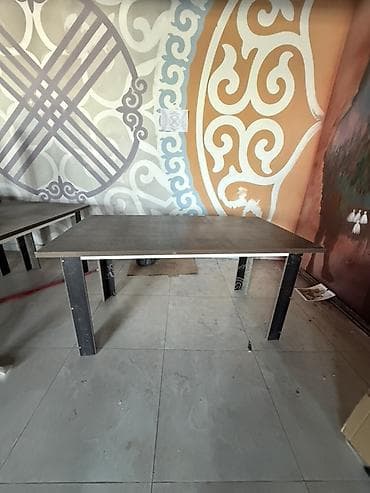 foldable table: Стол для кафе, Прямоугольный, цвет - Серый — 2