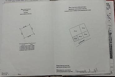 чуйская: 4 соток, Для строительства, Красная книга, Договор купли-продажи — 2