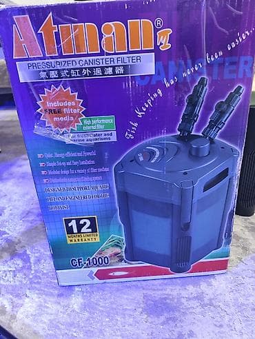 внешние фильтры для аквариума: Внешний аквариумный фильтр Atman CF-1000 (pressurized canister filter) — 8