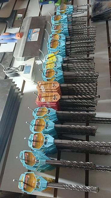 Измерительные инструменты и детекторы: Набор профессиональных буров по бетону и камню - Тип: буры для — 1