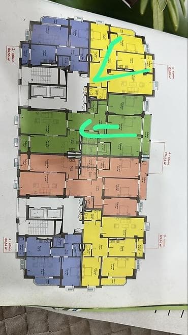 куплю квартиру под псо: 4 комнаты, 174 м², Элитка, 7 этаж, Готовая ПСО (под самоотделку) — 6