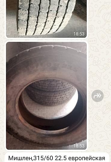 Шиналар: Шиналар 315 / 60 / R 22,5, Жүк ташуучу унаалар/Автобустар, Michelin — 1