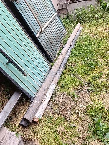 Распашные ворота: Раздвижные створки ворот с калиткой и комплектом труб/направляющих. - — 2