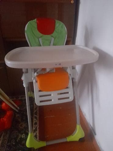 Шкафы: Стульчик для кормления, Другой бренд, Металл, Другой вид, цвет - Зеленый — 4