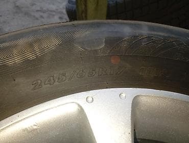 ноокат диски: Дөңгөлөктөр монтажда 245 / 65 / R 17, Кыш, Комплект, Куйма, тешиктери - 5 — 2