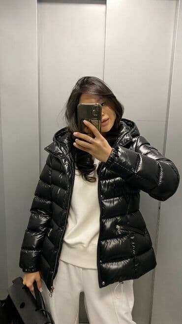 брендовые спортивные костюмы женские: Пуховик, Короткая модель, Китай, С капюшоном, M, L — 7