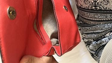 кораллы: Классическая сумка, Michael Kors, Материал: Натуральная кожа, Застежка на магните, Женские — 4
