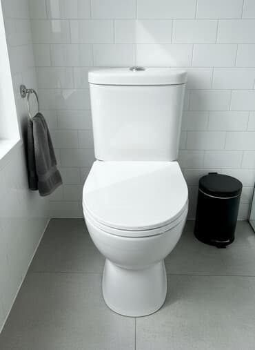 уличный туалет: Унитаз Напольный, Материал: Фарфор — 1