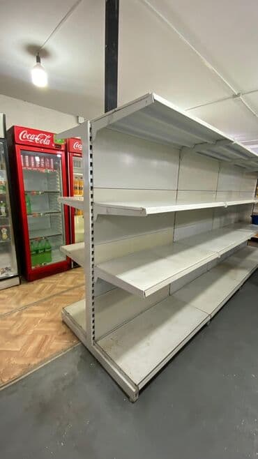 оборудования для магазина: Торговое оборудование для магазина - Островной металлический стеллаж — 6