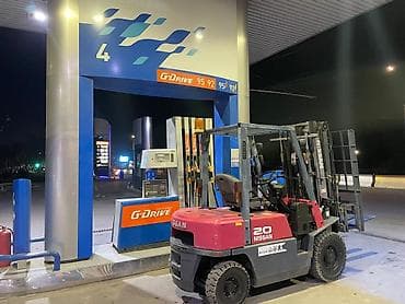 Погрузчик, Nissan, Колесный, Вилочный