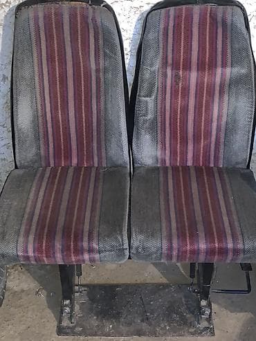 подножки: Автобусное сиденье, Ткань, текстиль, Mercedes-Benz 1995 г., Б/у, Оригинал, Германия — 4