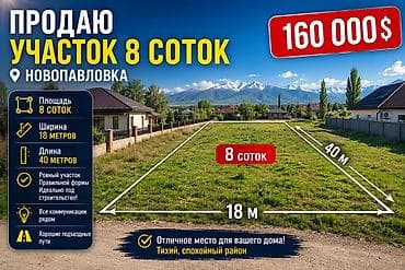 Продается участок в районе Шлагбаума по первой линии Площадь: 8 соток