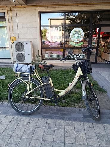 велик електро: Электровелосипед городской с низкой рамой Описание: - Комфортная — 4