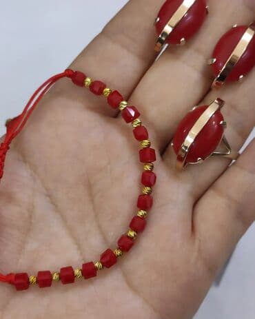 свадебные наборы ручной: Набор украшений, Проба 925, Женские, Новый — 3