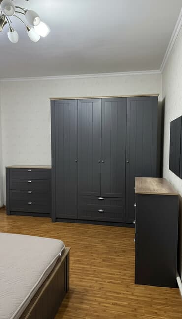 двух спальные кровати: Спальный гарнитур, цвет - Серый — 1