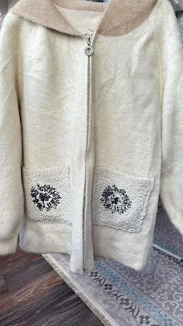 whey gold: Пальто, Тренчкот, Осень-весна, Букле, По колено, Двубортная модель, Все размеры — 1