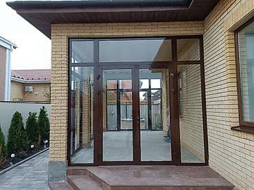 зака: Алюминиевое окно на заказ, Тип окна: Витражные, Панорамные, Стандартные, Декоративные особенности: Другие особенности, Платная установка, Без рассрочки — 9