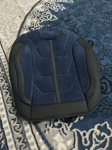 ткань авто: Чехлы С подушкой, цвет - Синий, Б/у, Самовывоз, Платная доставка — 6