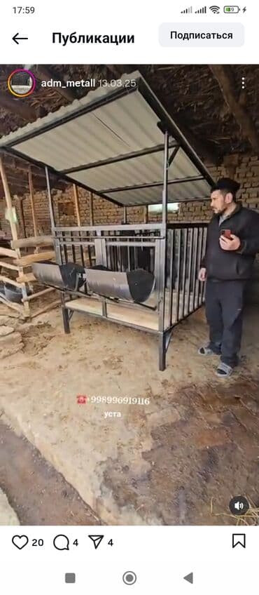 самые большие породы собак: Металлическая конструкция для содержания животных, выполненная из — 3