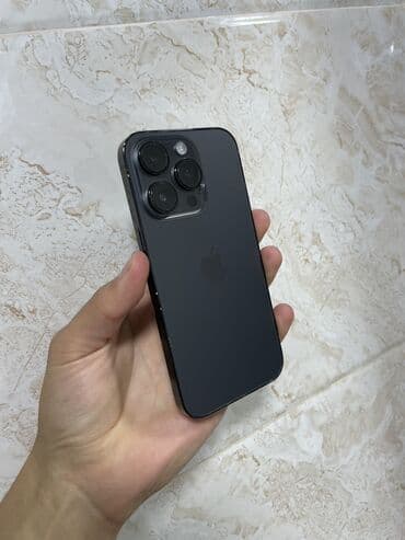 IPhone 14 Pro, 128 ГБ, Черный, Зарядное устройство, Чехол, 81 %