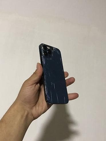 iphone lalafo: IPhone 12 Pro Max, Б/у, 128 ГБ, Pacific Blue, 76 % — 4