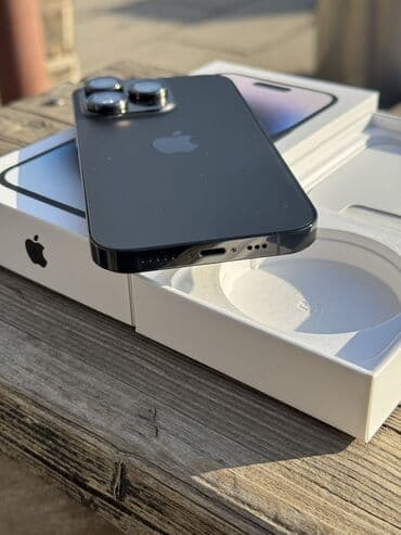 бу компы: IPhone 14 Pro Max, Колдонулган, 256 ГБ, Кара, Заряддоочу түзүлүш, Коргоочу айнек, Каптама, Бөлүп төлөө менен, 85 % — 5