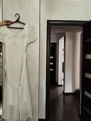 платья летнее: Летнее лёгкое платье в цветочек на подкладе + белое платье мини — 8