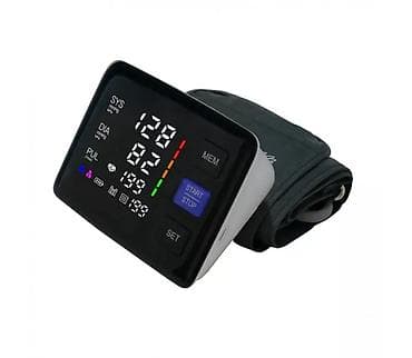 Тонометры: Автоматический электронный тонометр на плечо с крупным ЖК‑дисплеем — 1