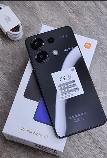 Redmi, Redmi Note 13, Б/у, 256 ГБ, цвет - Черный