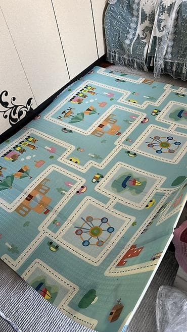 алфа: Детский коврик Б/у, Развивающий, Прямоугольный — 1