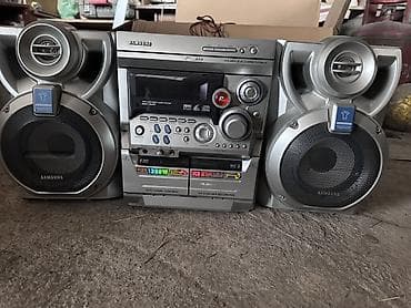 Комплект ретро‑техники для дома: 1) Музыкальный центр Samsung