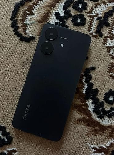 Смартфон realme, черный цвет. Основные особенности: - Корпус: матовый lalafo.kg да Смартфон realme, черный цвет. Основные особенности: - Корпус: матовый